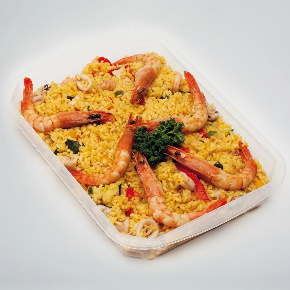 
italy food Mixed Sea Fruits Fried Valenciana Rice And Mixed Sea Food for Restaurant Gourmet 