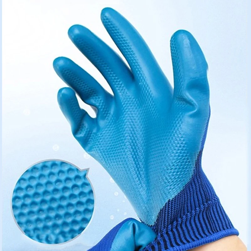 Высококачественные нейлоновые рабочие перчатки новый латекс для Промышленных перчаток строительных работ