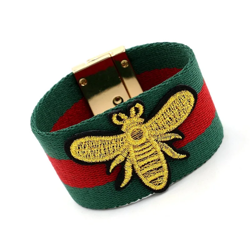 vintage fashion eagle genuine leather embossed bracelet bangle punk rock style 2020 new wristband adjustable factory  whole