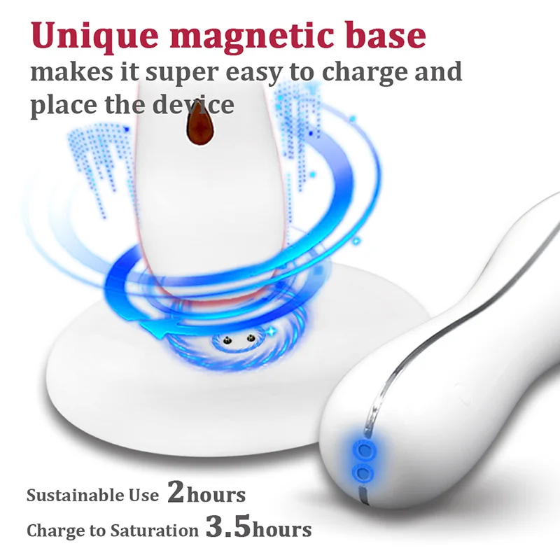 Home Use Wireless Photon Skin Multifunctional Massager Skin Tightening Ems RF Anti Aging red led light therapy facial device