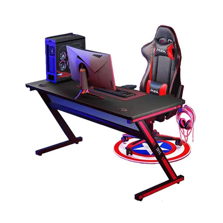 Игровой настольный компьютерный стол L Pc Z 6 1 55 3 It Hp большой Rgb-светодиод Новинка Ps4 Top Pro 6X4 Rgp Rbg два комплекта Usb коврик кровать Mdf