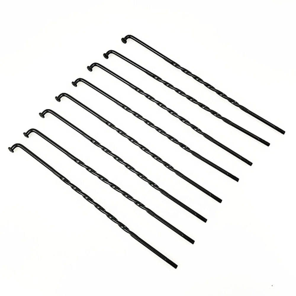 Bicycle Spoke With Nipples Twisted Shape Motorcycle Wheel Spoke Fits Most Of E-Bike City Bike MTB Spokes