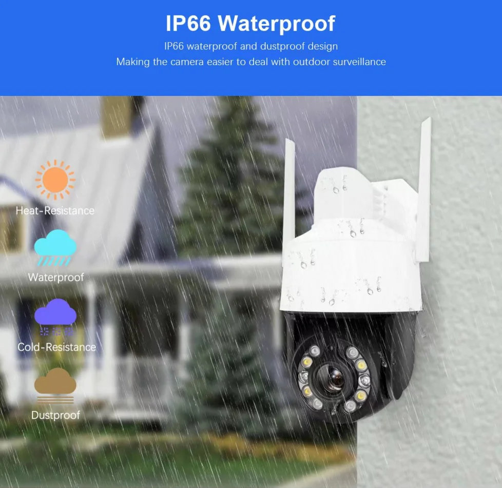 Inch 4.5 20X Zoom 5MP  Mini Security Outdoor Video Surveillance Mobile Email Alarm Push PTZ Rotation Bullet CCTV IP Camera