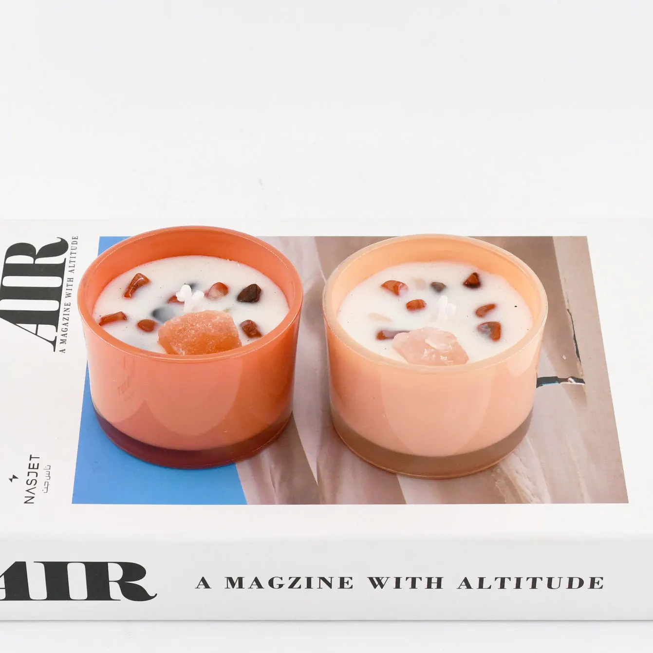 Custom Color Wide Mouth 13oz 18oz 3 Wick 4.5oz Soy Wax Vessel Empty Glass Candle Jars for Candle Making