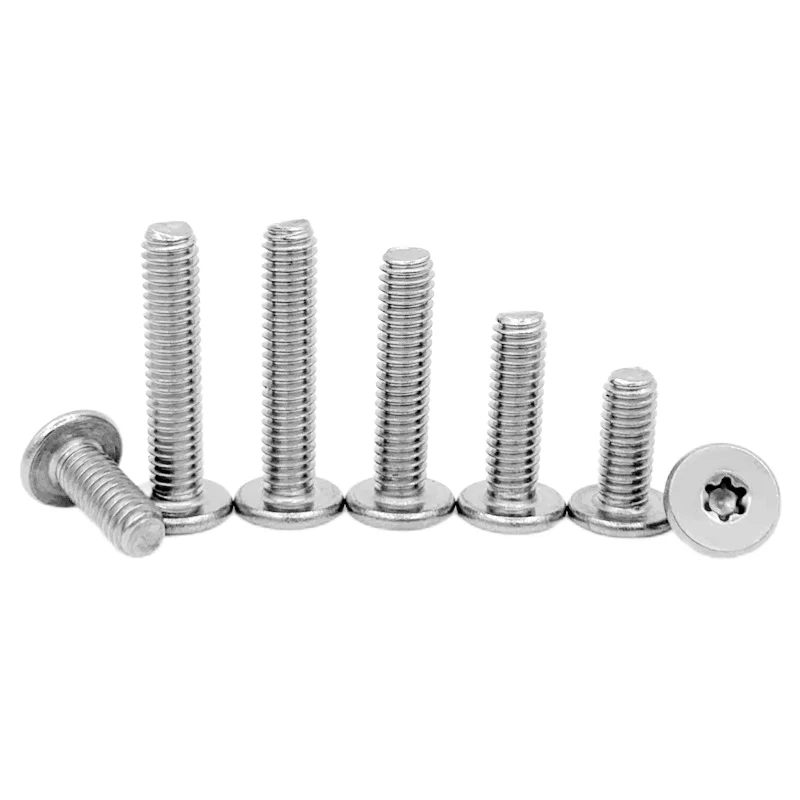 FAST Torx Thin Flat Head Machine Screw M4 M5 M6 M8 Torx Screw Bolt