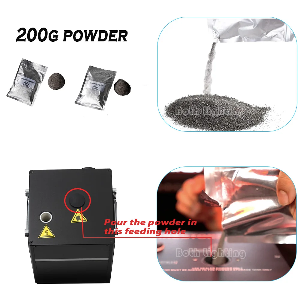 Bothlighting 650W Sparkler Wireless DMX512 Fireworks Machine Fountain Wedding Stage Spark Machine Effects