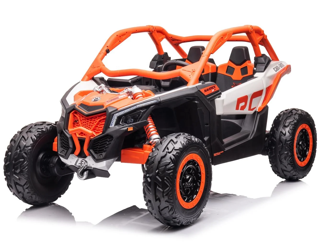 Best Price 24V Electric Kids Car Licensed Can-Am Maverick UTV 2 Seats Battery Operated MP3 Functionality Fun Wheel Ride Toy
