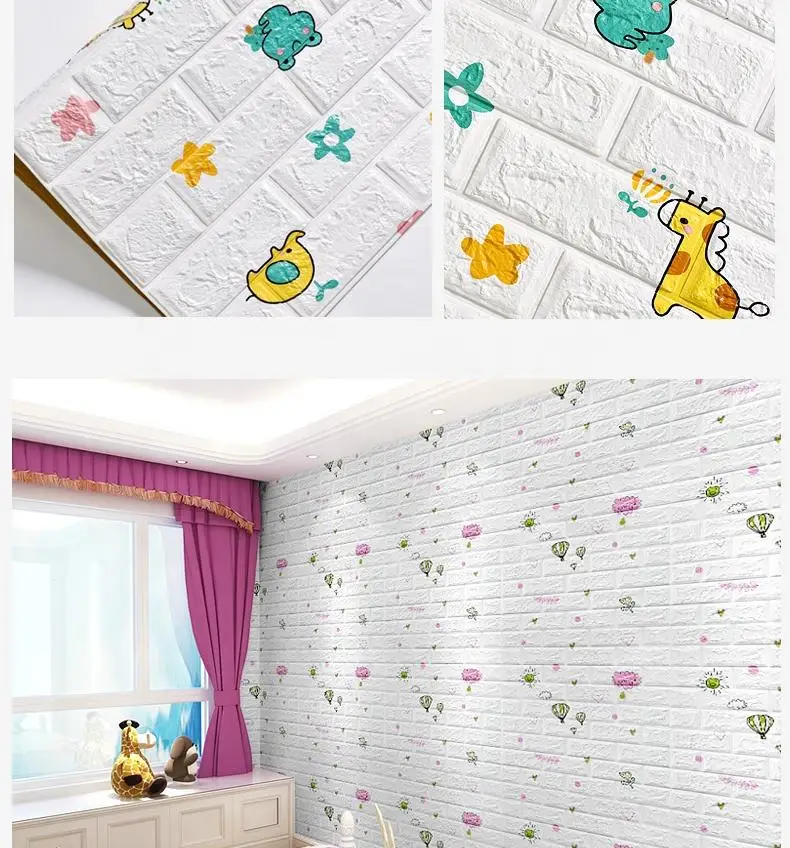 New Design 3D Vinyl Wallpaper Sticker 3d Wall Panel