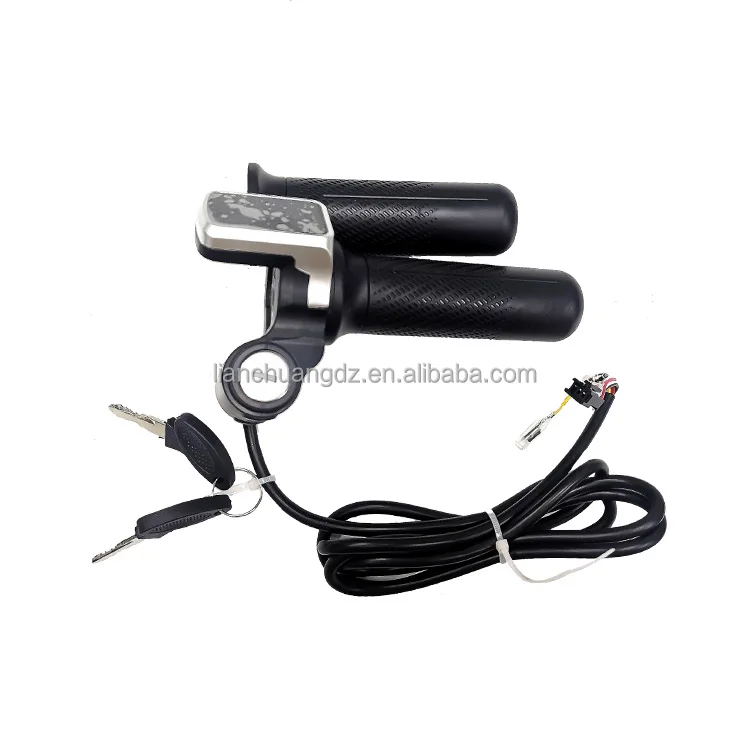 24V-60V motorcycle steering electric accessories handle bar and battery indicating LED electric bicycle throttle