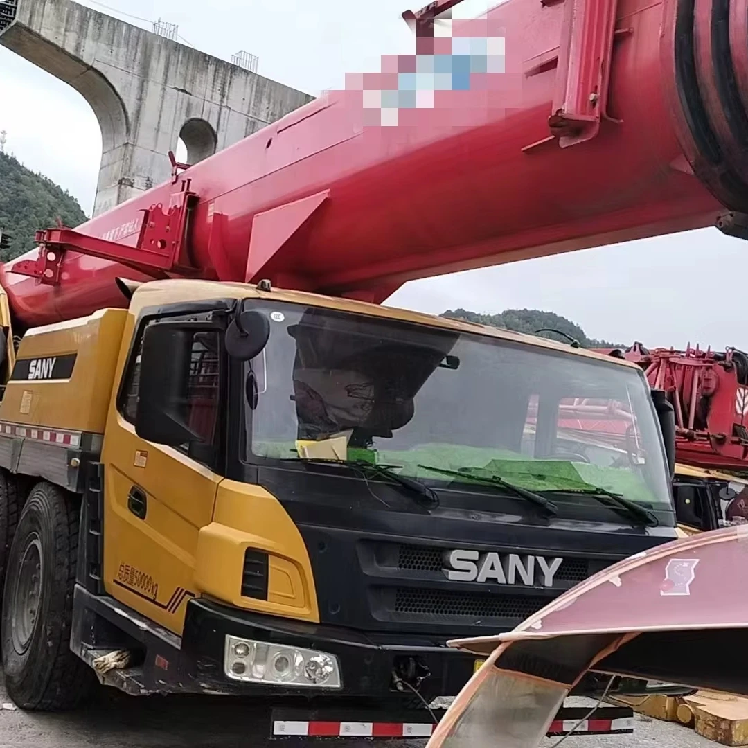 China hydraulic Truck Crane STC800T6 Grue Mobile 80 Tonne SA NY Almost Brand New 2020