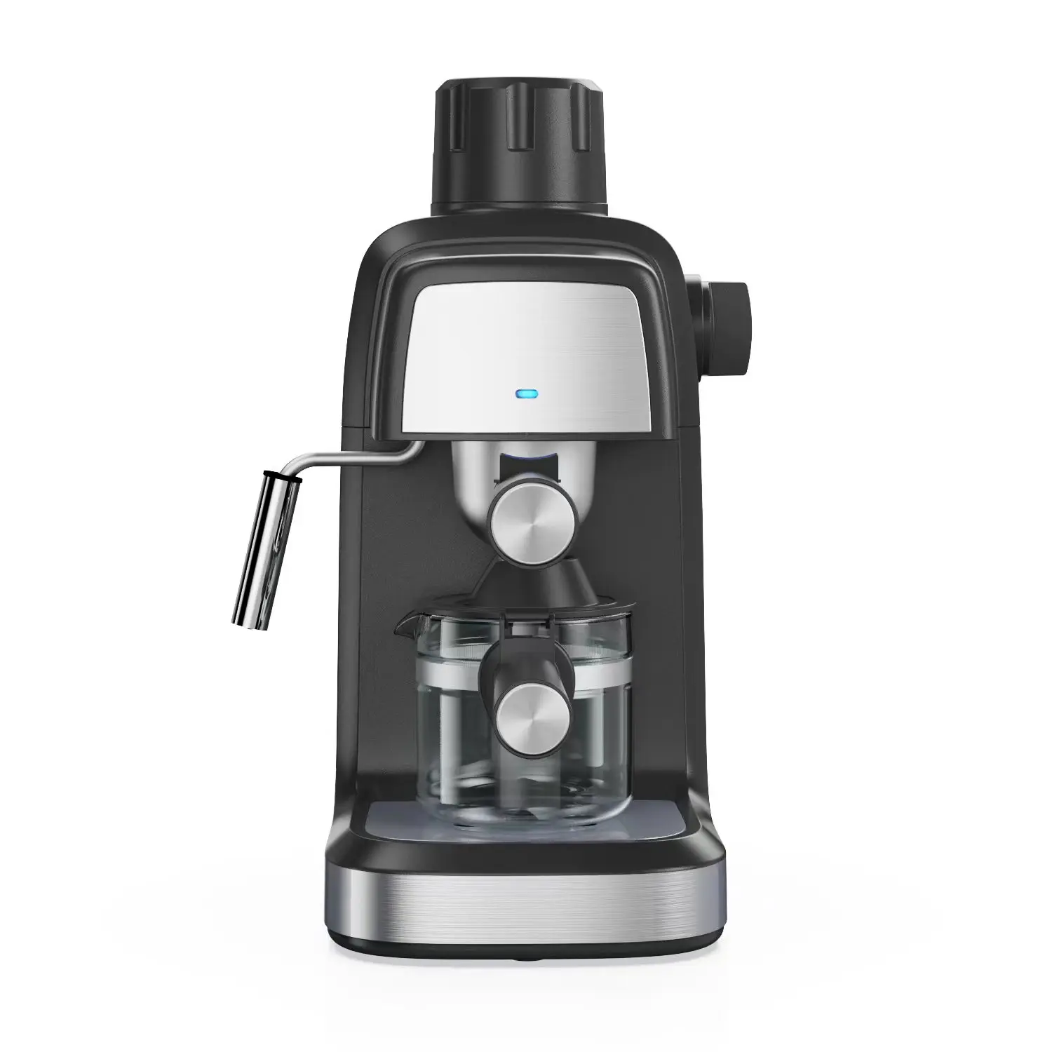 5 Bars Steam Cappuccino Espresso Coffee Maker with Milk Frother