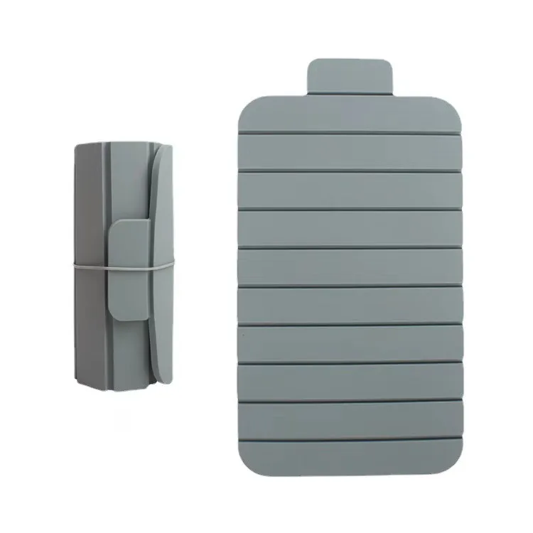 WONDERFUL Portable Folding Food Grade Silicone Cutting Mat Flexible Non-slip Chopping Board Kitchen Cutting Board For Cooking