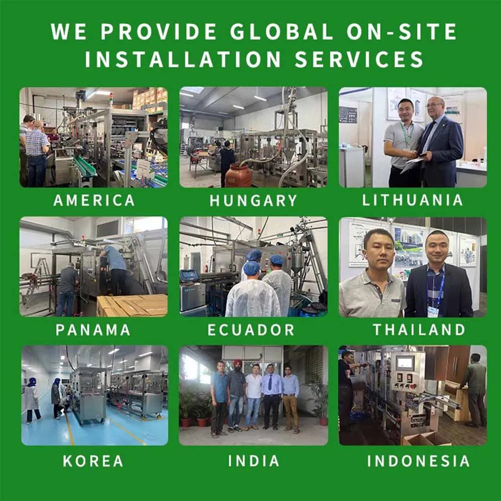 Cup measuring grain iodized salt sugar rice sachet granule packing machine