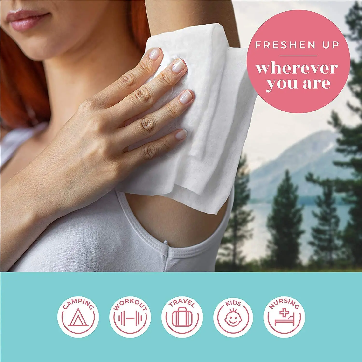 High Quality Disposable Travel Biodegradable Tissue Body Cleaning Wipes for Adults