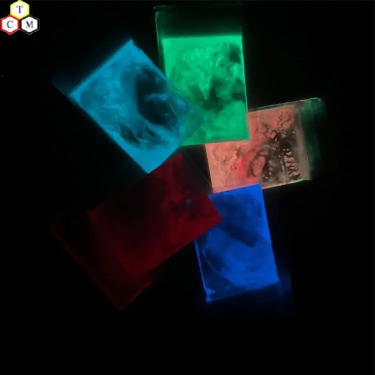 14 colors glowing in the dark aluminum powder pigment diy glow in dark pigment powder customizable