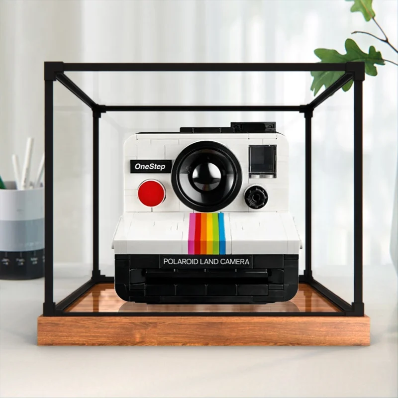 Acrylic Display Case Plastic Box Cube Storage Box Clear Assemble Showcase for Collectibles