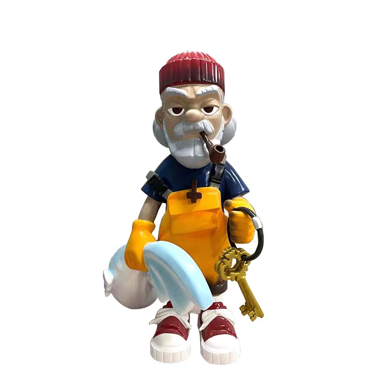 Custom Made 3D Glass Reinforced Fiberglass Sculpture Resin Statue Crafts Ornaments Anime Derivative