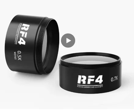 Аксессуары для микроскопа RF4 WD165 0.5X 0.7X 0.48X объектив вспомогательного тринокулярного стерео зум-объектива Barlow