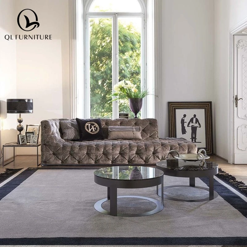 Italian Luxury Modern Modular Sectional Microfiber Leather Sofa Italian Luxury Modern Modular Sectional Leather Sofa Living Room