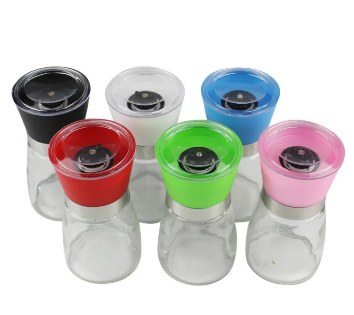 Kitchen Objects Crusher Tool Manual Salt Mill with Pepper Grinder Bottle