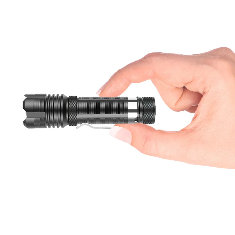 Super Brightness LED Flashlight Handheld Flash Light Rechargeable LED Water Resistant Camping