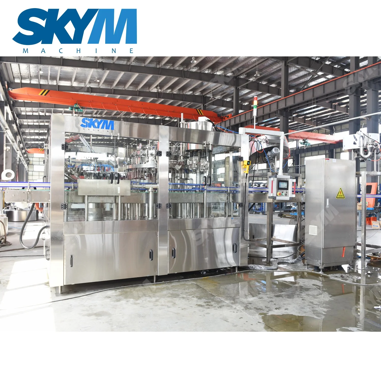 3-In1 Automatic Glass Bottle Wine Alcoholic Beverage Processing Plant Equipment Liquor Drink Whisky Vodka Beer Filling Line