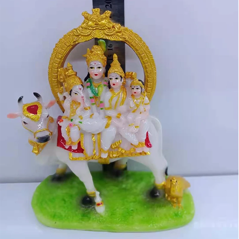 Artsculp Supply Poly Resin Hindu God Nandideva Nandikeshwara kamdhenu shiva bull vahana nandi