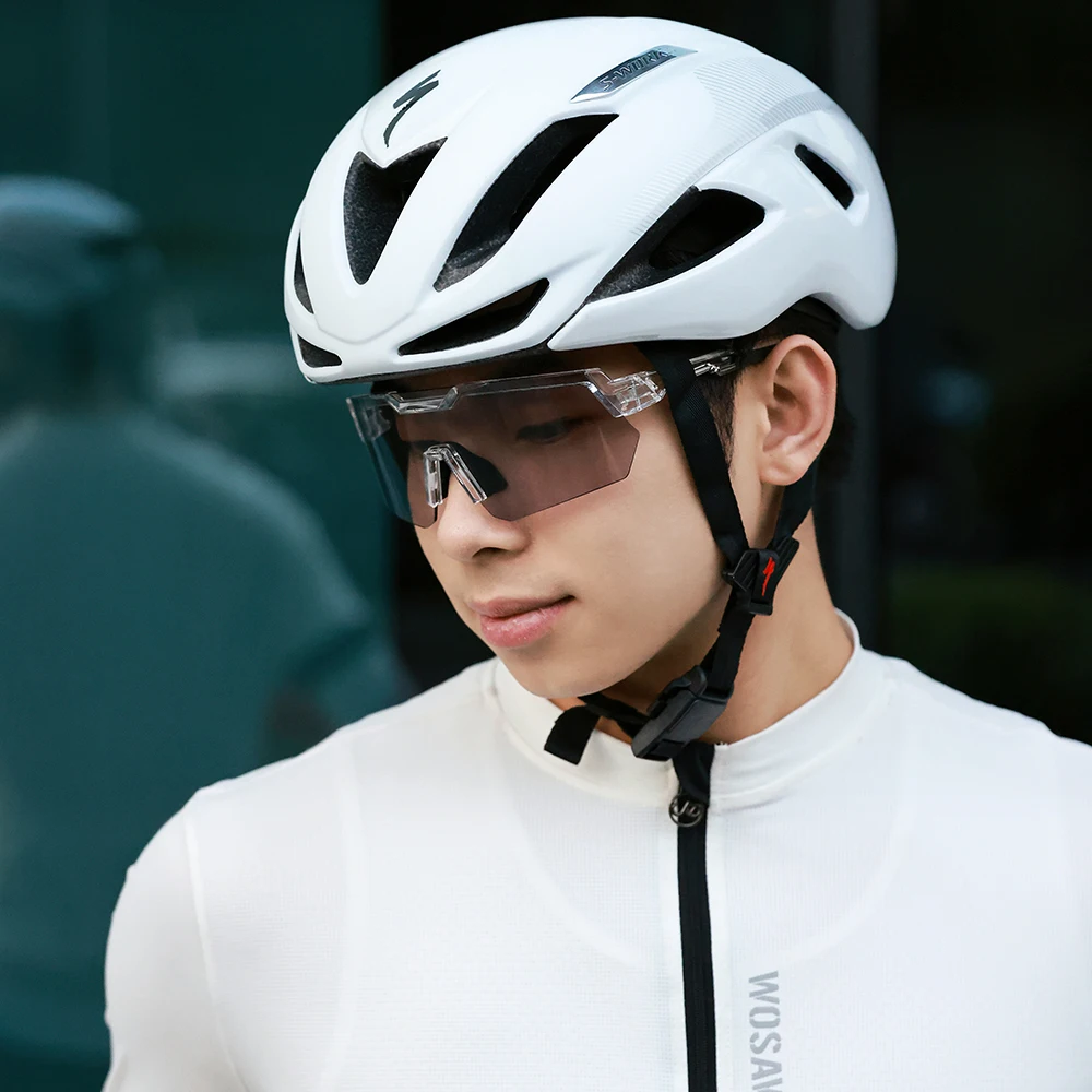 WOSAWE Men New Type Designed Bike Cycling Glasses Cycling Polarized Sport Sunglass Protection Cycling Glasses Eyew