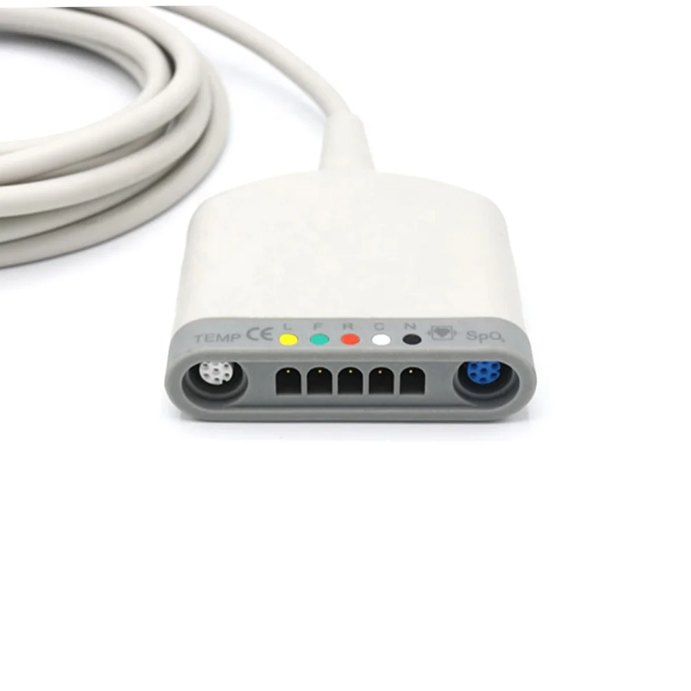 Drager-Siemens Multifunction 5 Pod cable, Compatible  2.5m 1pcs/bag