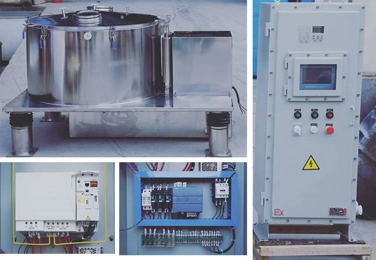 Cold Extraction Machine Alcohol Industrial Ethanol Centrifugal Separation Platform with Chiller Solvent Tank
