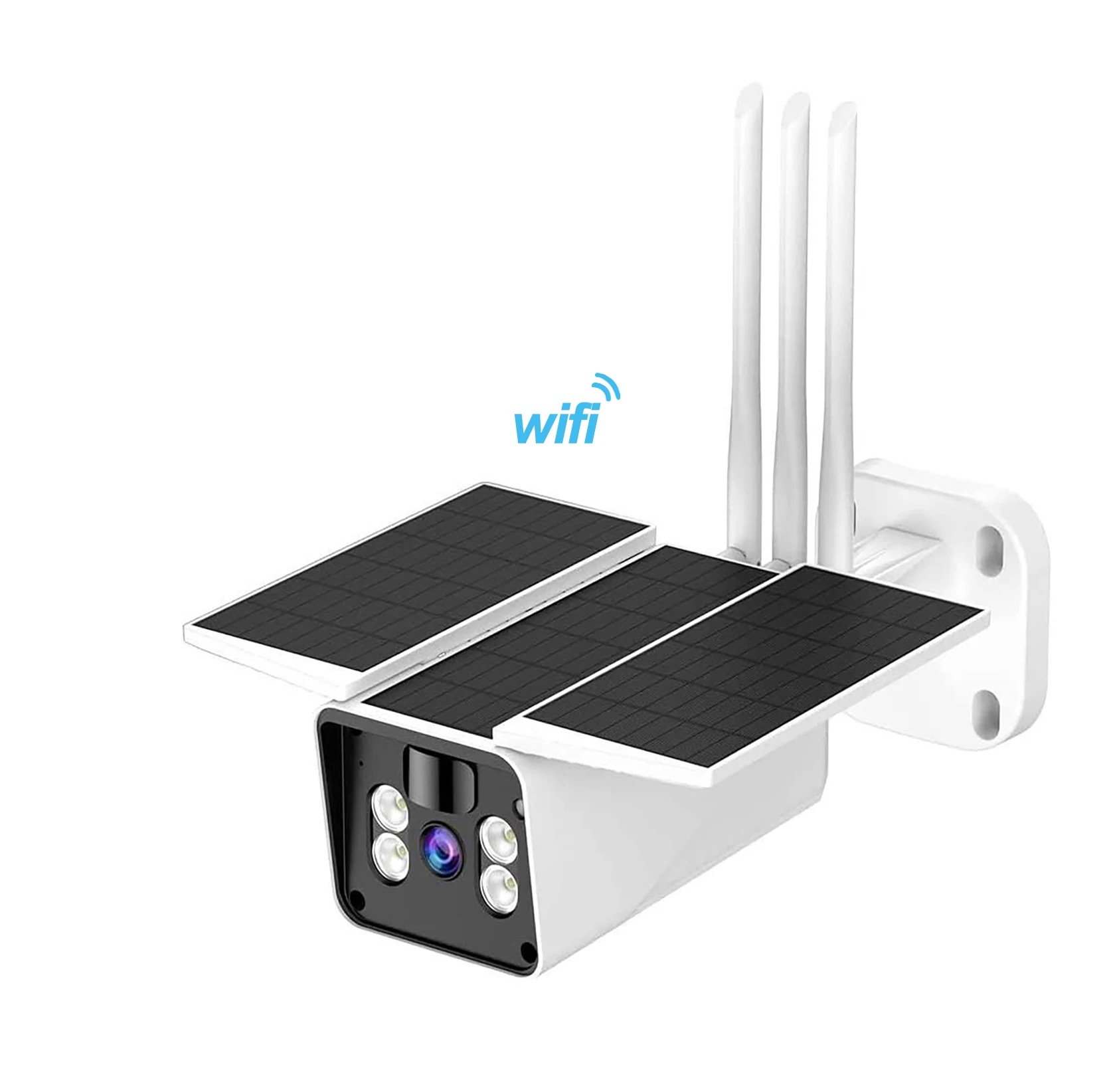 Buy Bullet Solar Security Cameras Wifi Ip Cameras Outdoor Solar Battery Backup Camera