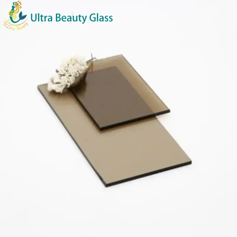 Ultrabeauty- Factory custom heat reflective glass anti dazzling toughened laminated color coated glass