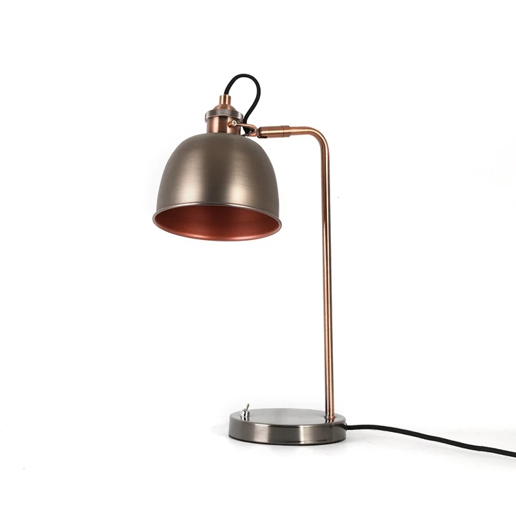 Classic Style Metal Material with Switch Lampshade Table Lamps Desk Light For Reading Room Office  Lighting Decor
