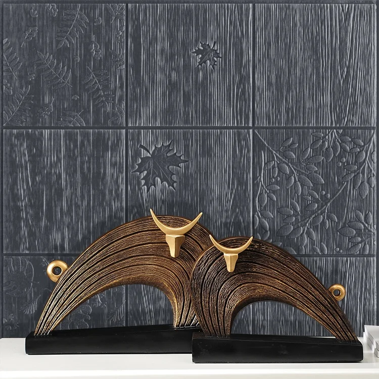  Дешевые обои для продажи самоклеящиеся настенные плитки 3d из пеноматериала и кирпича Настенные оптом украшение дома теплые цветные