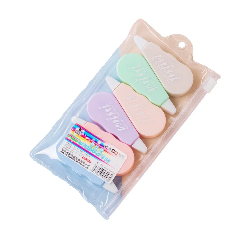 Students mini correction with creative cartoon alteration with 6 pack office stationery wholesale school supplies