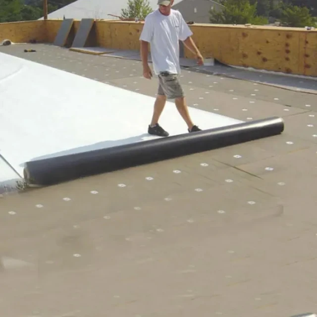 60 mil PVC roof waterproofing membrane roofing membranes, building material for house construction, waterproof materials