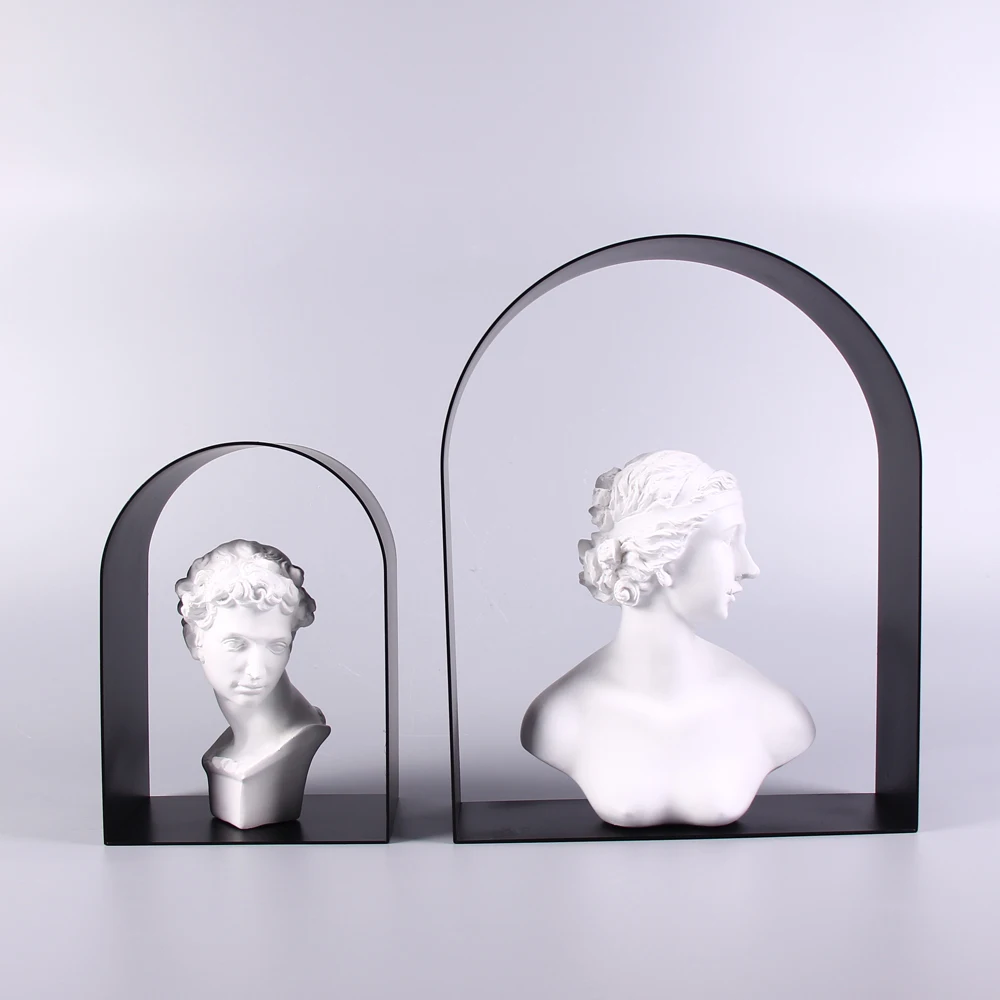 Creative Sculpture Decoration Modern Figure Ornament High Quality Women Jewelry Rack Indoor Resin Craft Home Decor