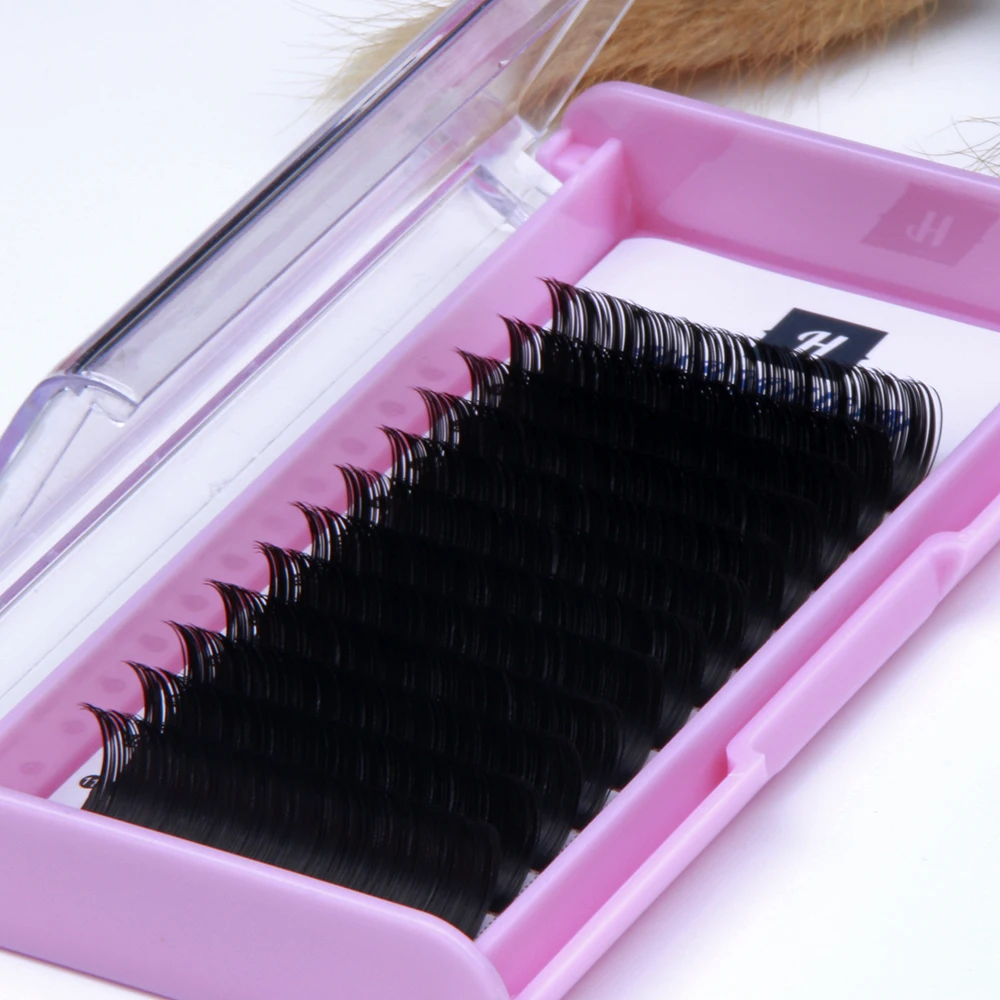 0.15 natural individual eyelash extensions fluffy vivid one by one single lashing high quality classic eyelashes bulk wholesale