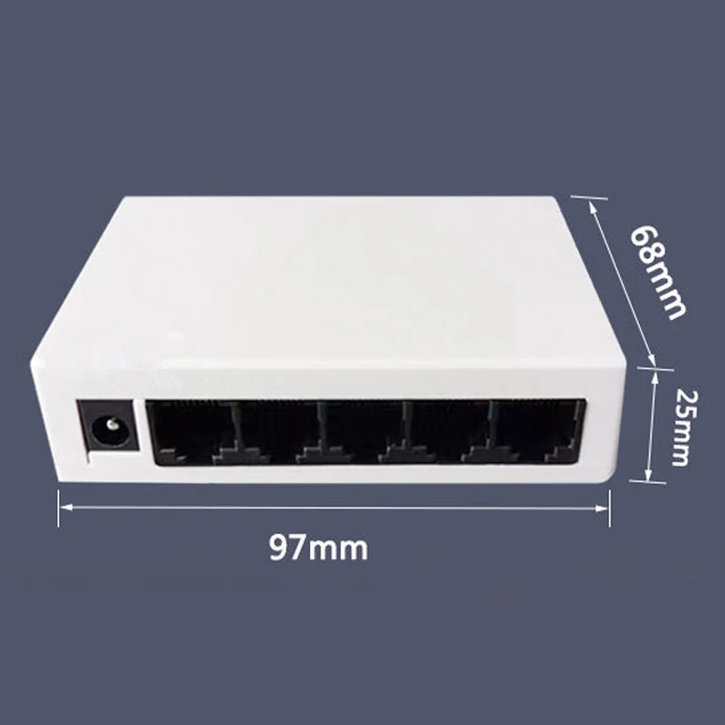 Мини-стальной сетевой коммутатор 100 гигабитный порт 5/8/16/24 Ethernet shunting hub Оптовая Продажа 10/100 Мбит/с