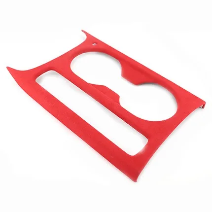 Ushilife Alcantara car interior car central control panel cover console with cup holder cover for Audi A3 decoration