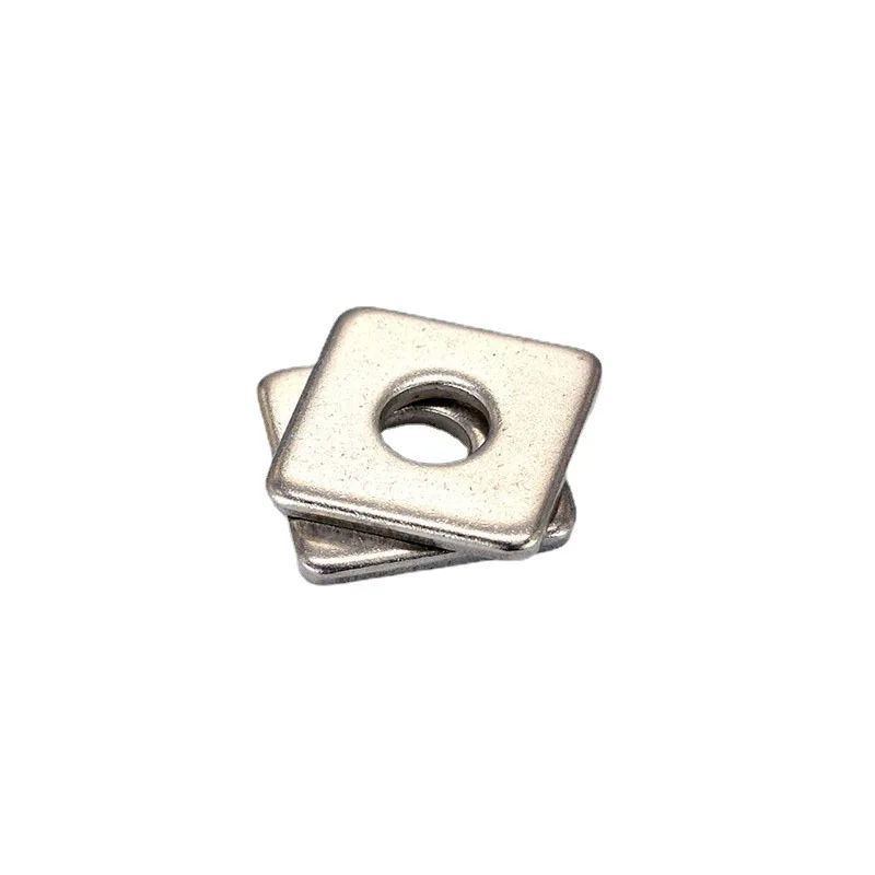 High Quality Square Steel Flat Washer Zinc Finish DIN Standard Bonded Countersunk Wedge External Tooth Available Metal Aluminium