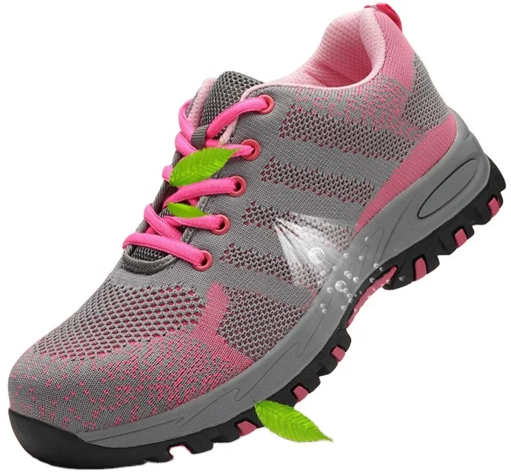 
Anti-puncture Hot Breathable Industrial Casual Ladies Safety Steel Toe Shoes Women Work 
