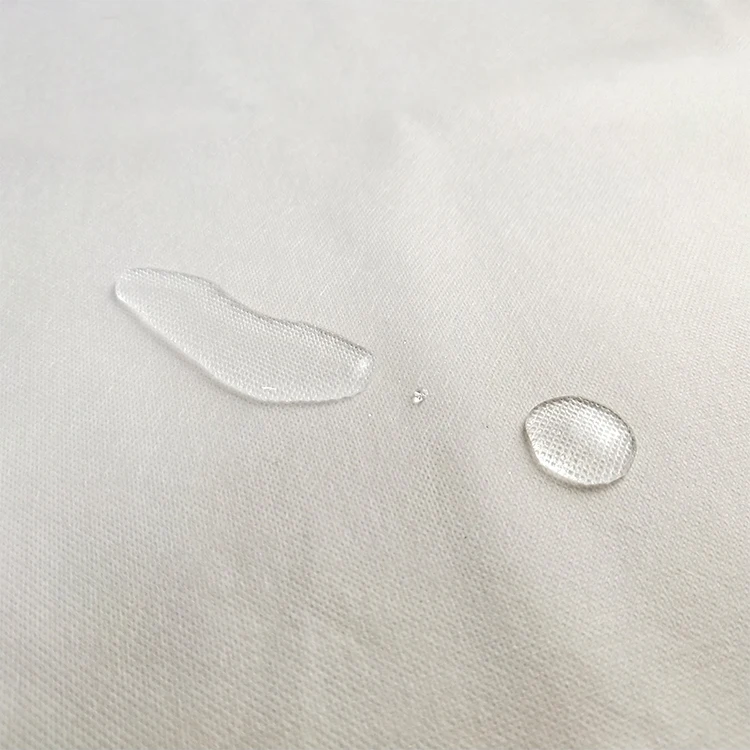 Perfectbio sale two-layer waterproof and breathable non woven laminated pp pe coating film non-woven fabric for medical coverall