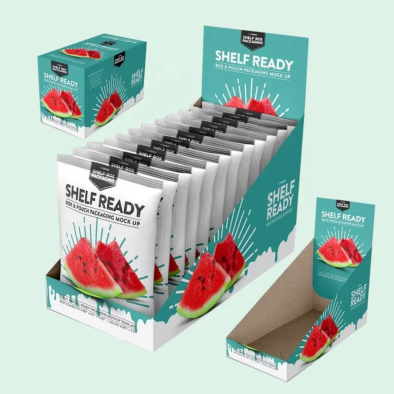 Holidaypac Custom Shelf Ready Tray Display Box For Retail SRT
