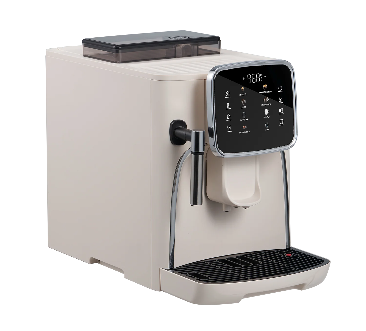 Colet One Touch Screen Coffee Bean Powder Brewing Milk Foam Espresso Fully Automatic Coffee Maker Machine