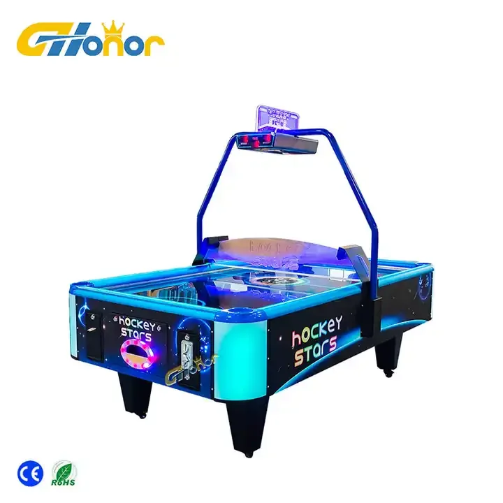 Latest 2 players classic sports air hockey game console for children and adults coin operated air hockey arcade table for sale