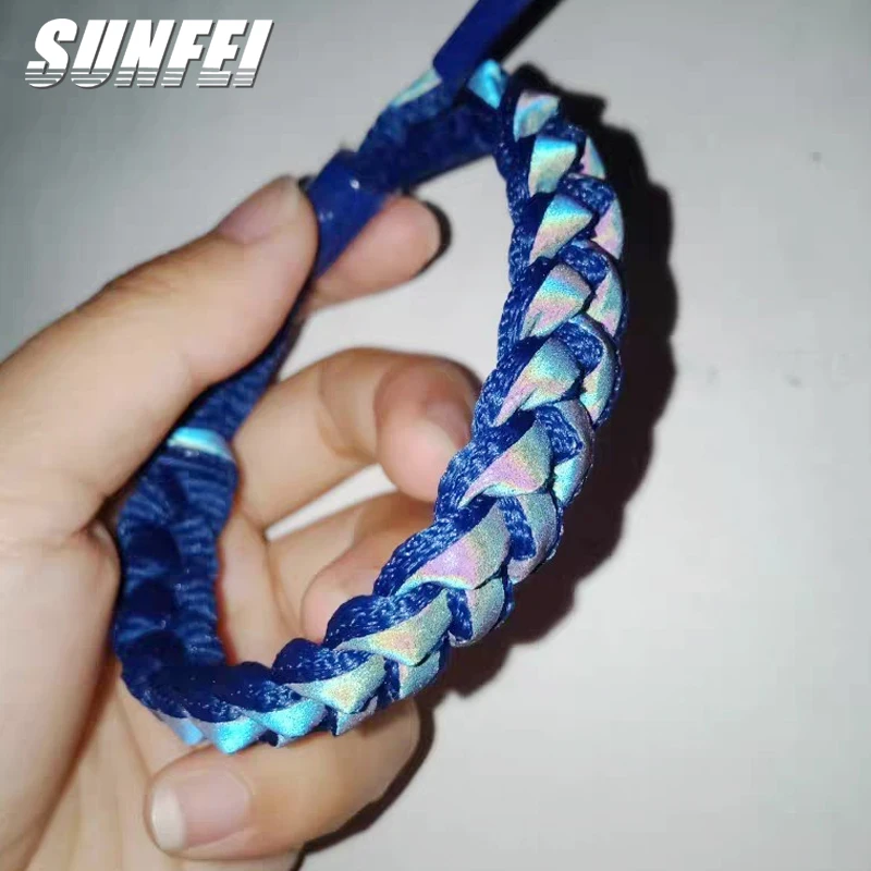 Customized outdoor sports hand rope men charm wristband braided shoelace rope bracelet with Aglet and Barrels for boy