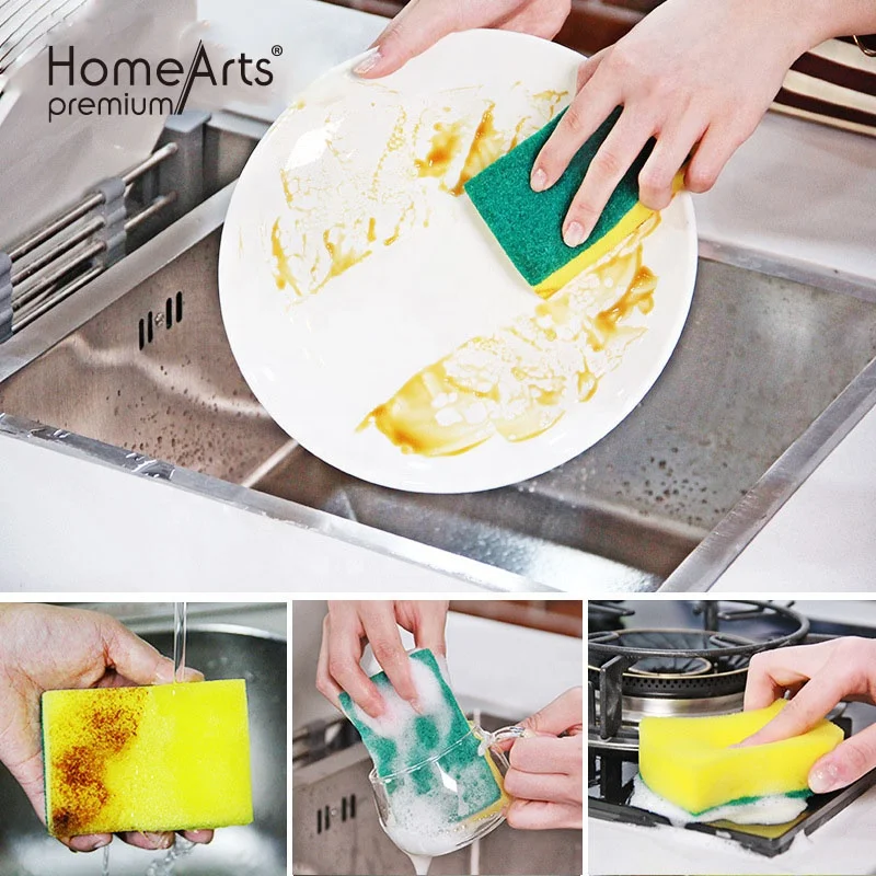  Wholesale Factory Price Kitchen Cleaning Sponge With Scouring
