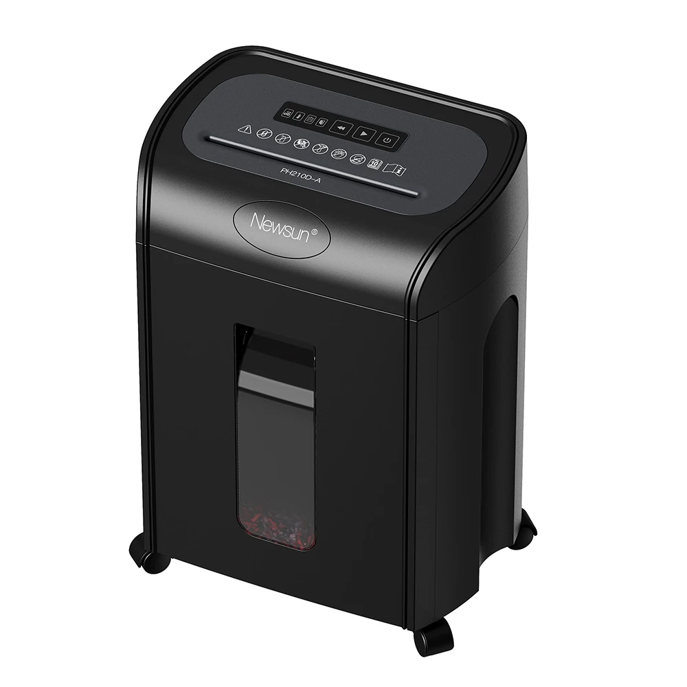 P5 10 Sheets Micro Cut Paper Shredder 18 Liter Pull-out Bin,Silent 56dB,20 Mins Shredding Time,LED Indication,Hot Selling