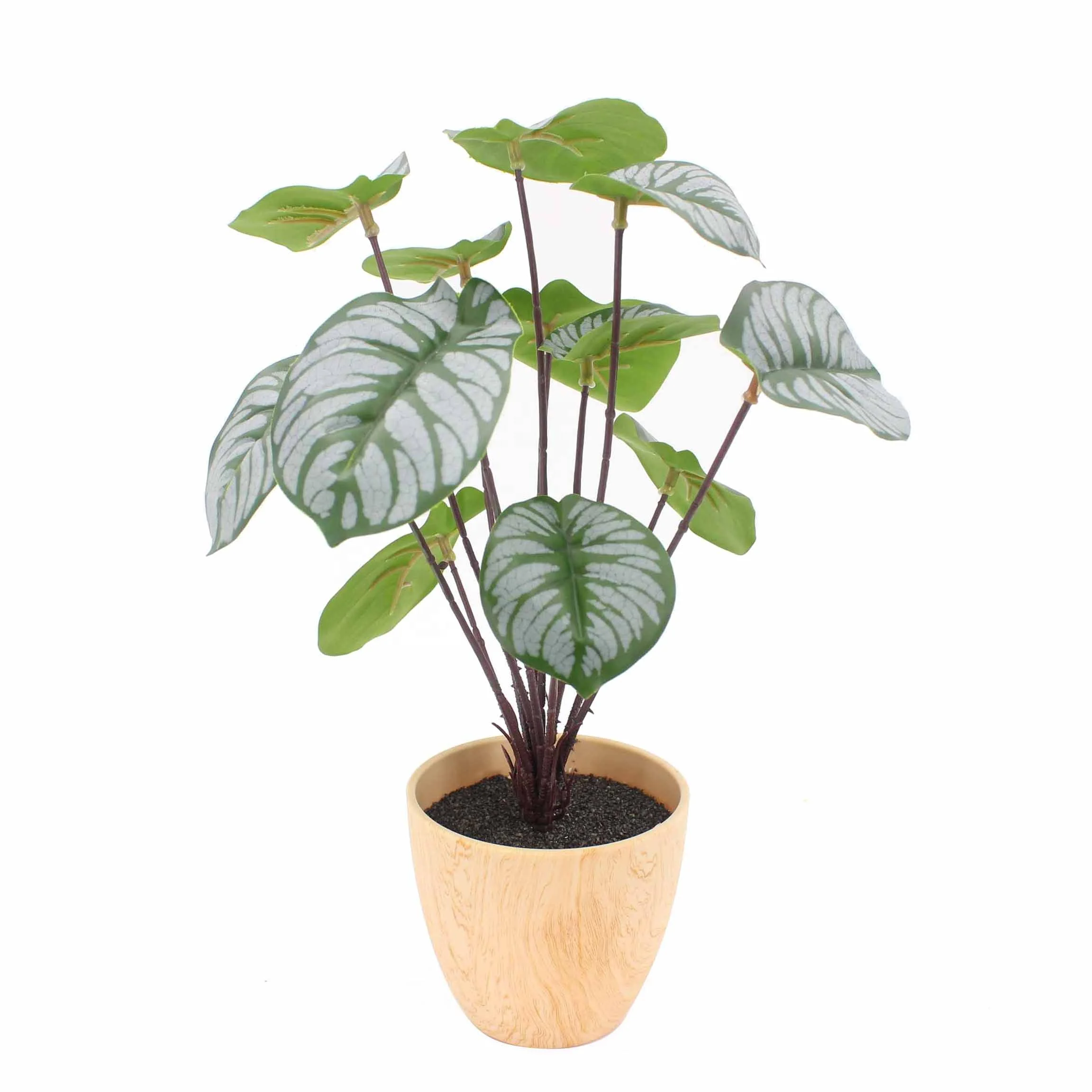 indoor home Decor Artificial Potted Tree Leaf leaves Palm Foliage Artificial Plant